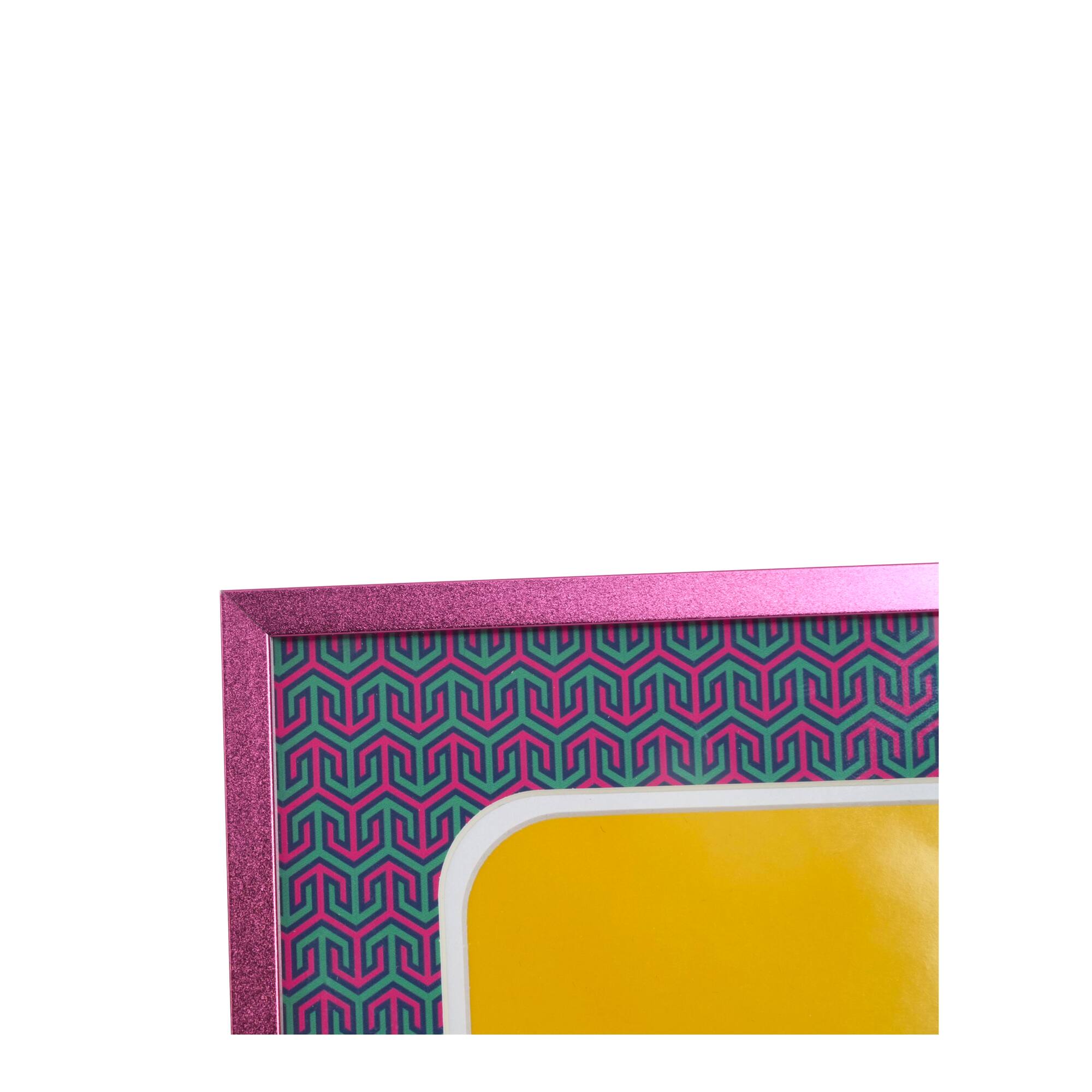 Jonathan Adler x Michaels 4" x 6" Pink Greek Key Matted Metal Tabletop Frame